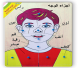 التركيبات التعليمية لأجزاء الوجه ولد عربي